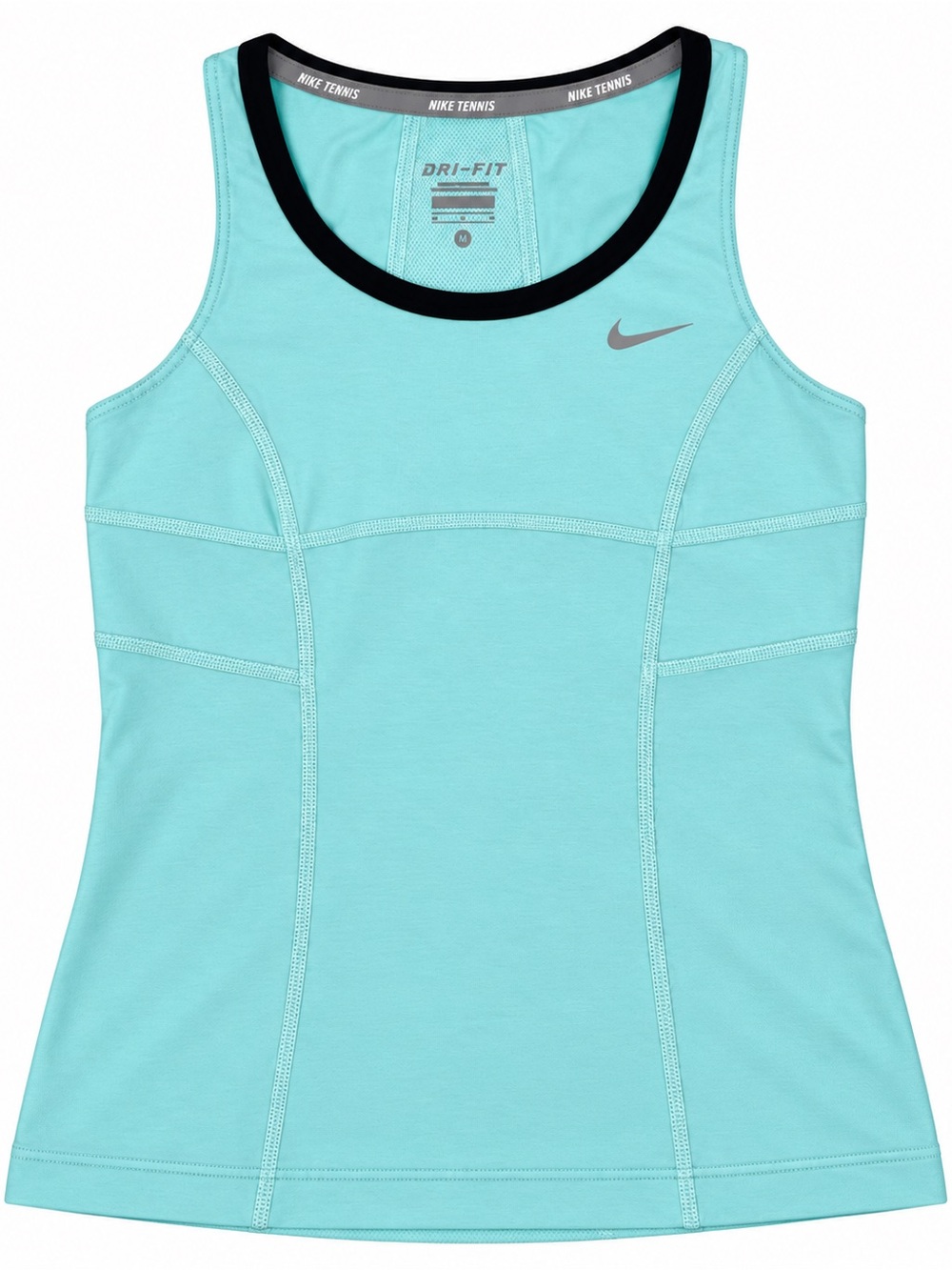 Nike Women's Teal Athletic Tank with Black Trim